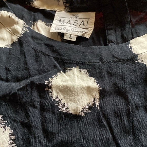 MASAI CLOTHING Kia Bold Spot Print Top viscous size L - Picture 4 of 4